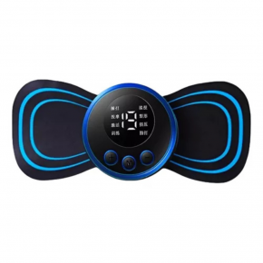 Mini massageador EMS estimulador elétrico de pescoço portátil para alívio da dor muscular cervical