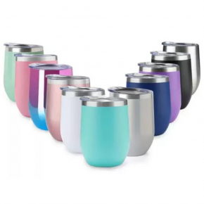 Copo térmico em aço Inox conserva líquido quente e frio 360ml