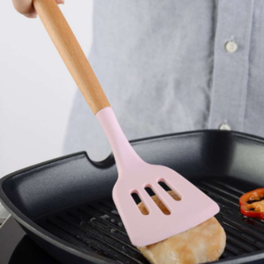 Kit de silicone 12 utensílios de cozinha anti ferrugem