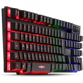 Teclado gamer profissional ABNT2 com LED luminoso
