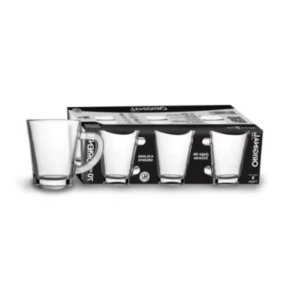 6 Xícaras de vidro para café 70ml